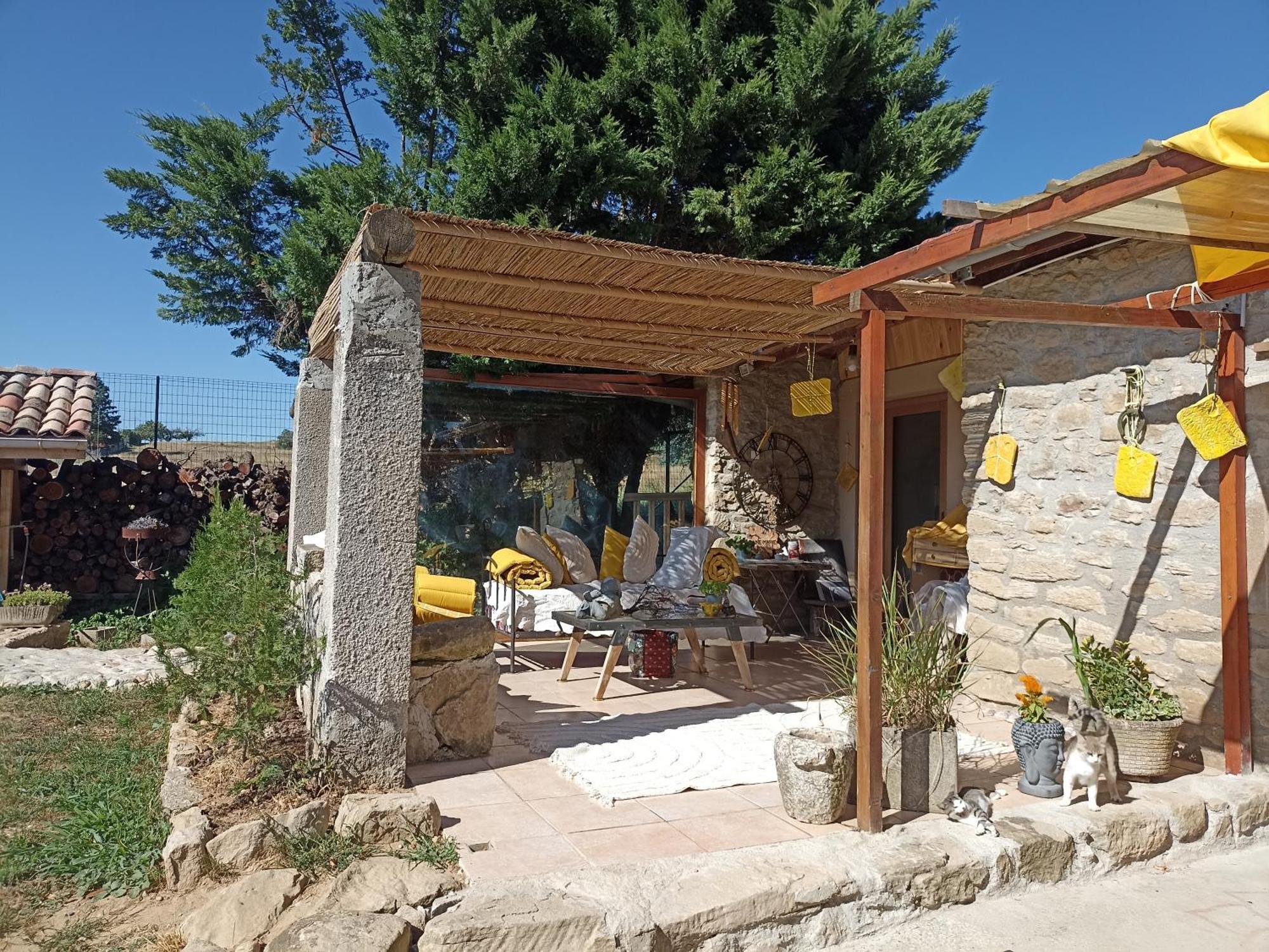 Un Jardin Sur La Colline Appartement Claveyson Buitenkant foto